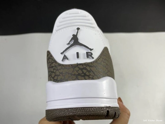 1st Kicks Shoes Mocha Air 3 Jordan Retro (2018) 136064-122 0813